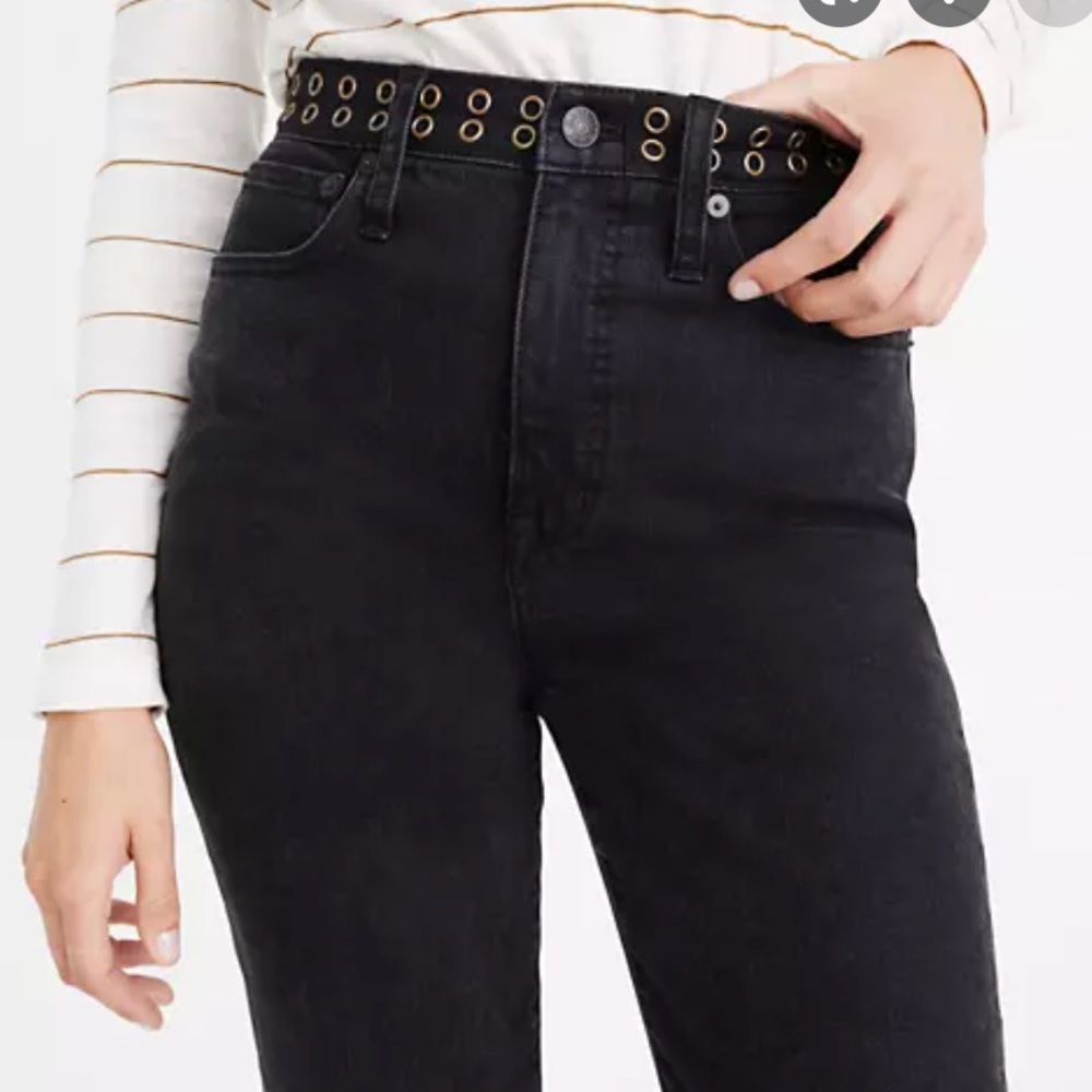 Madewell classic straight jeans in lunar wash